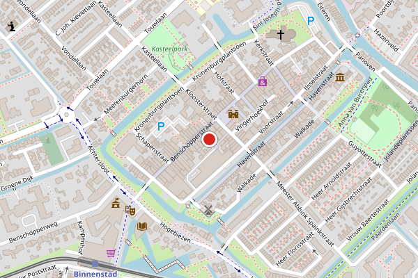 Brandweer-melding op Koningshof, IJsselstein op 28 juni, kaart-overzicht