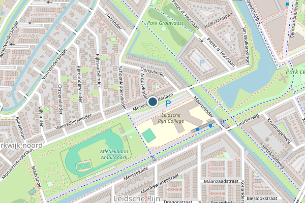 Politie-melding op Monarchvlinderlaan, Utrecht op 27 juni, kaart-overzicht