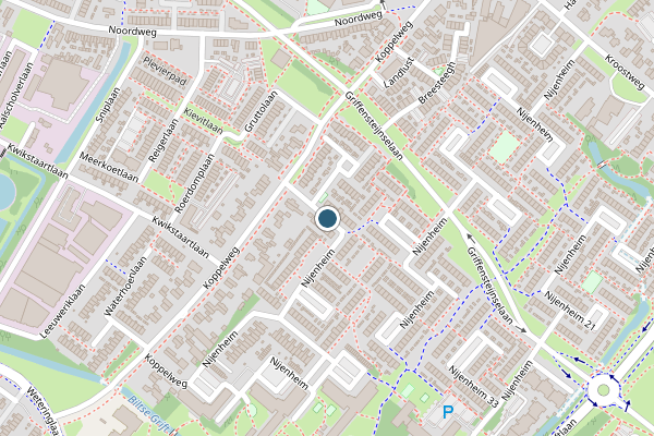 Politie-melding op Nijenheim, Zeist op 28 juni, kaart-overzicht