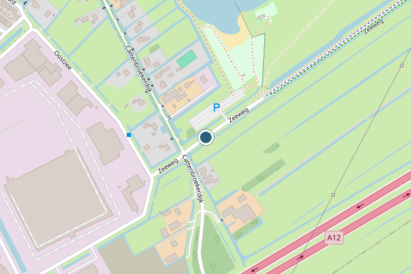 Politie-melding op Zeeweg, Woerden op 28 juni, kaart-overzicht