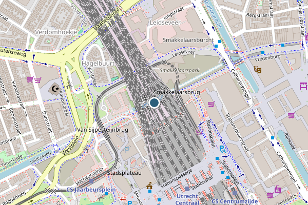 Politie-melding op Van Sijpesteijntunnel, Utrecht op 29 juni, kaart-overzicht