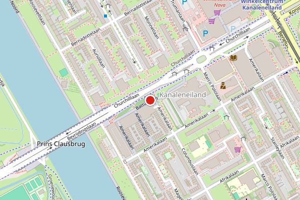 Brandweer-melding op Battutalaan, Utrecht op 29 juni, kaart-overzicht