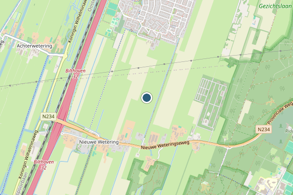 Politie-melding op De Bilt op 29 juni, kaart-overzicht