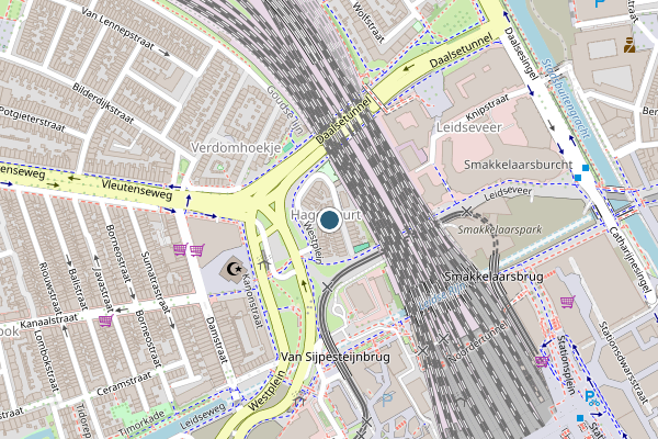 Politie-melding op Blekerstraat, Utrecht op 30 juni, kaart-overzicht