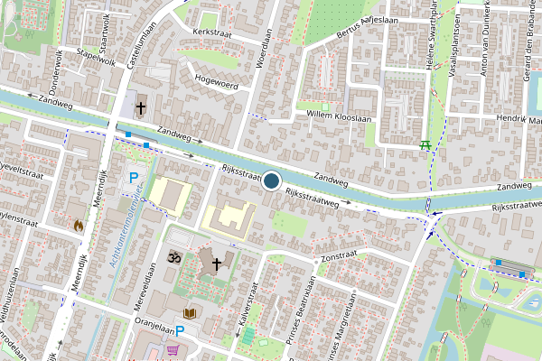 Politie-melding op Rijksstraatweg, De Meern op 30 juni, kaart-overzicht