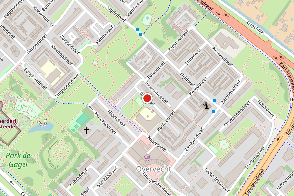 Brandweer-melding op Ibisdreef, Utrecht op 30 juni, kaart-overzicht