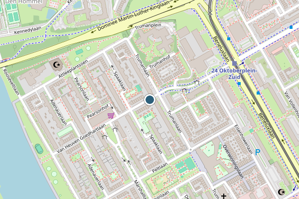 Politie-melding op Van Heuven Goedhartlaan, Utrecht op 30 juni, kaart-overzicht