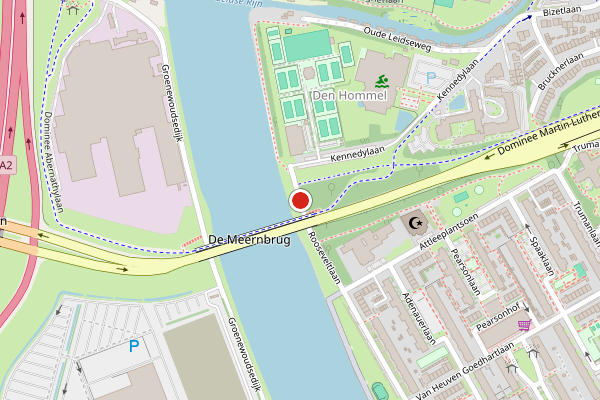 Brandweer-melding op Rooseveltlaan, Utrecht op 1 juli, kaart-overzicht