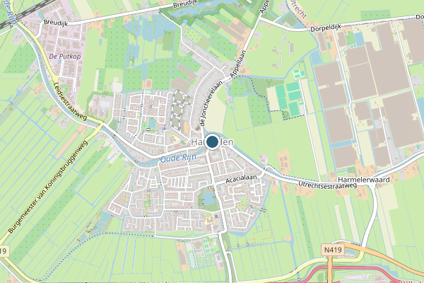 Politie-melding op Harmelen op 1 juli, kaart-overzicht