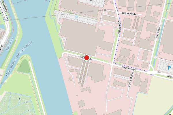 Brandweer-melding op Grote Wade, Nieuwegein op 2 juli, kaart-overzicht