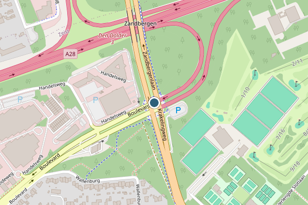 Politie-melding op Boulevard, Zeist op 3 juli, kaart-overzicht