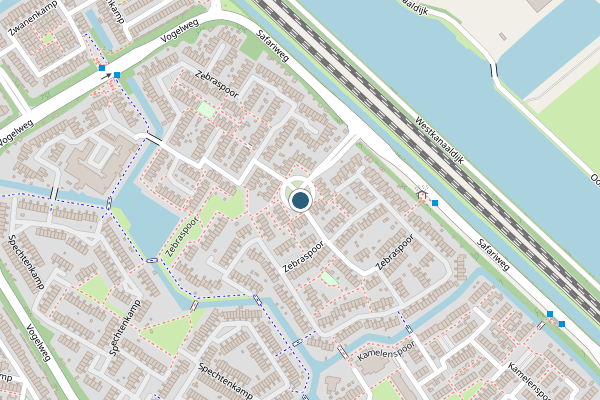 Politie-melding op Zebraspoor, Maarssen op 4 juli, kaart-overzicht