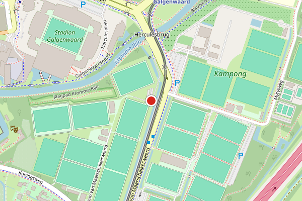 Brandweer-melding op Laan van Maarschalkerweerd, Utrecht op 4 juli, kaart-overzicht
