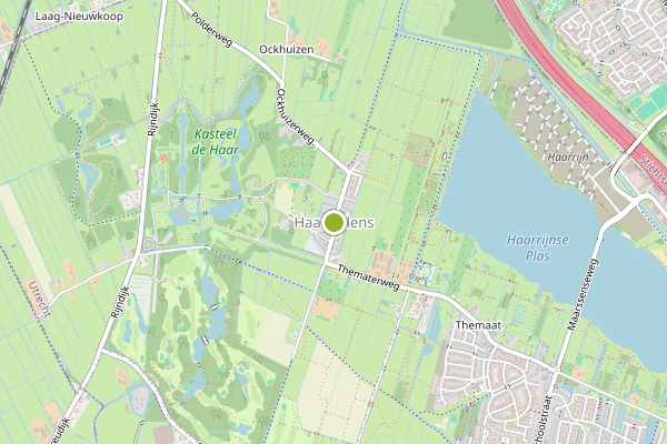 Ambulance-melding op Haarzuilens op 4 juli, kaart-overzicht