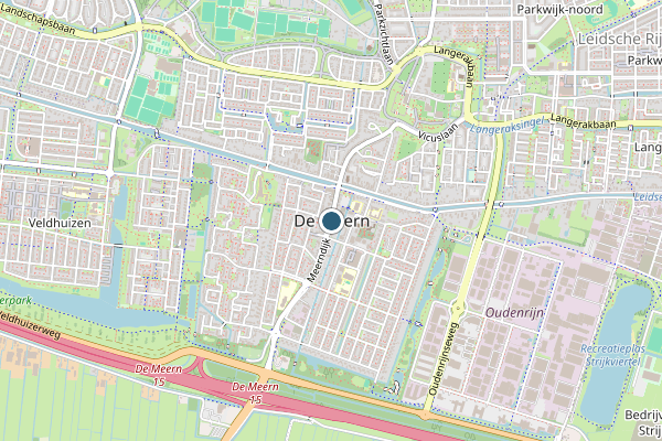 Politie-melding op De Meern op 4 juli, kaart-overzicht