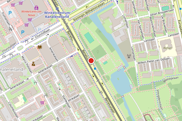 Brandweer-melding op Beneluxlaan, Utrecht op 6 juli, kaart-overzicht