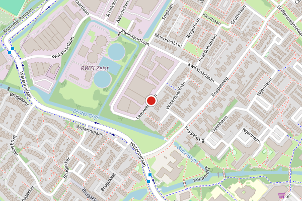 Brandweer-melding op Leeuweriklaan, Zeist op 6 juli, kaart-overzicht