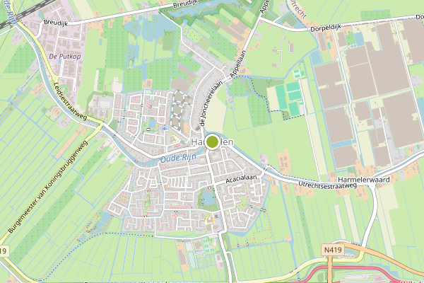 Ambulance-melding op Harmelen op 7 juli, kaart-overzicht