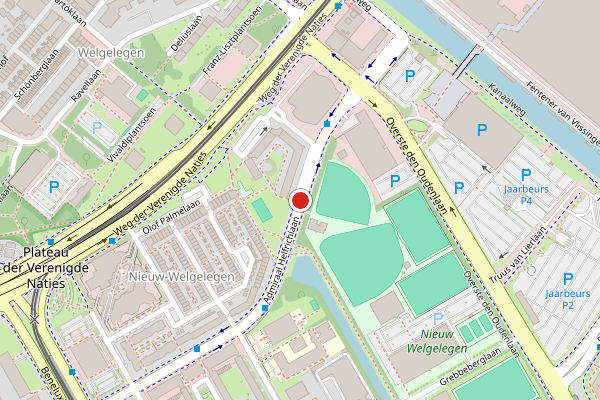 Brandweer-melding op Admiraal Helfrichlaan, Utrecht op 7 juli, kaart-overzicht