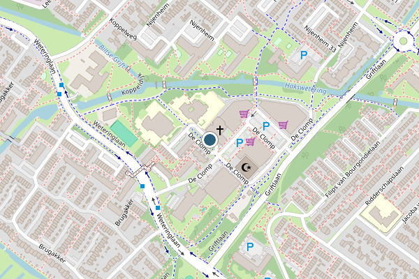 Politie-melding op De Clomp, Zeist op 8 juli, kaart-overzicht