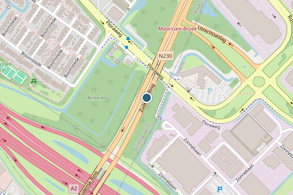 Politie-melding op Zuilense Ring, Utrecht op 8 juli, kaart-overzicht
