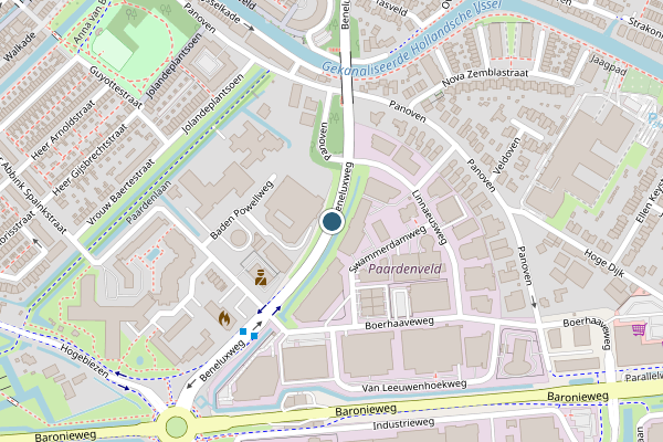 Politie-melding op Beneluxweg, IJsselstein op 9 juli, kaart-overzicht
