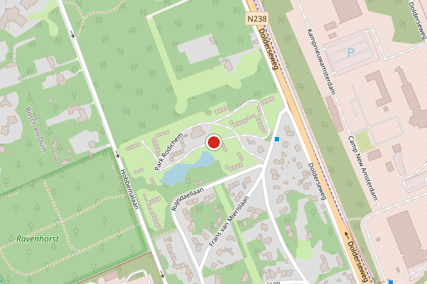 Brandweer-melding op Park Rodichem, Huis ter Heide op 10 juli, kaart-overzicht