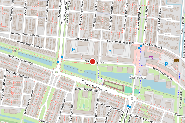 Brandweer-melding op Gerbrandypark, Nieuwegein op 10 juli, kaart-overzicht