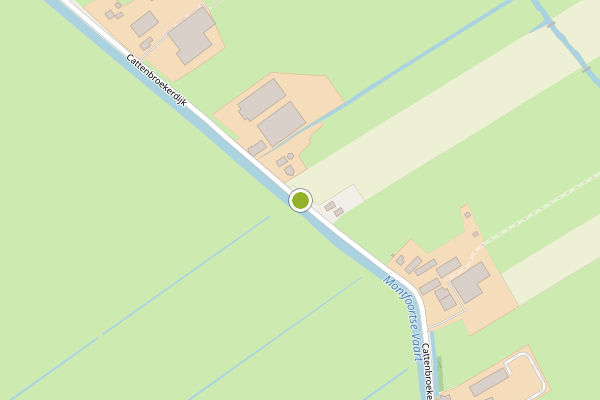 Ambulance-melding op Cattenbroekerdijk, Linschoten op 11 juli, kaart-overzicht