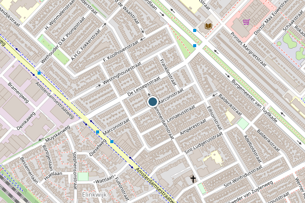 Politie-melding op Swammerdamstraat, Utrecht op 11 juli, kaart-overzicht