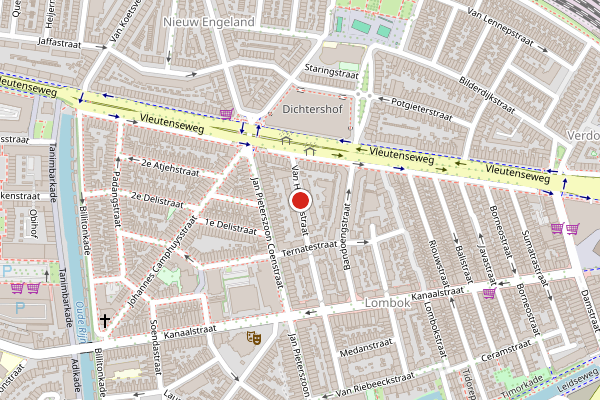 Brandweer-melding op Van Heutszstraat, Utrecht op 13 juli, kaart-overzicht