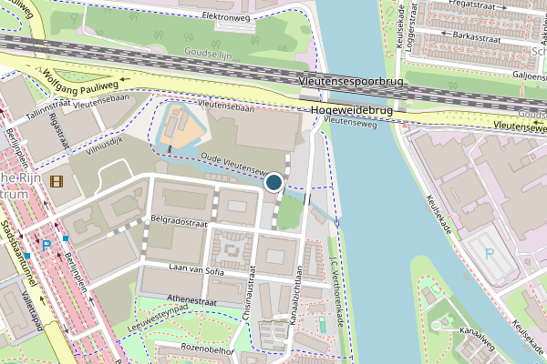 Politie-melding op Oude Vleutenseweg, Utrecht op 13 juli, kaart-overzicht