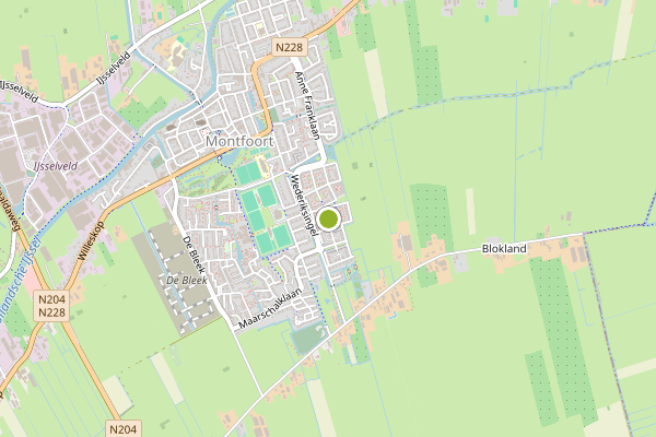 Ambulance-melding op Montfoort op 15 juli, kaart-overzicht