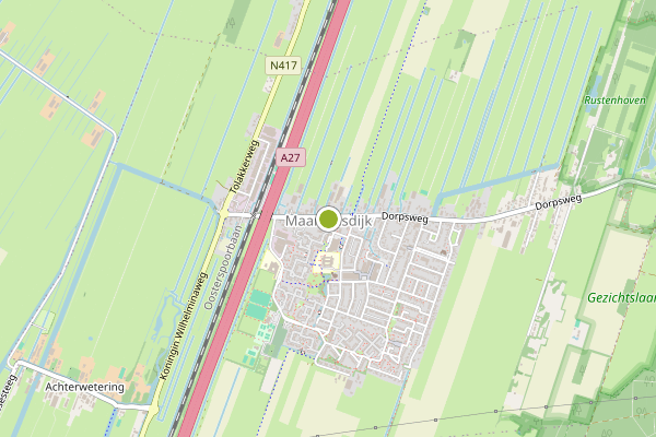 Ambulance-melding op Maartensdijk op 15 juli, kaart-overzicht