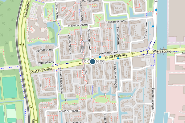 Politie-melding op Graaf Florisweg, Nieuwegein op 17 juli, kaart-overzicht