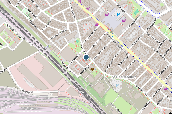 Politie-melding op Handwissel, Utrecht op 17 juli, kaart-overzicht