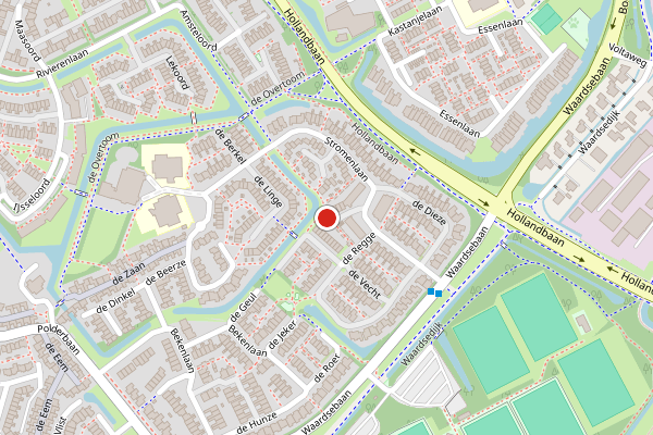 Brandweer-melding op Stromenlaan, Woerden op 17 juli, kaart-overzicht