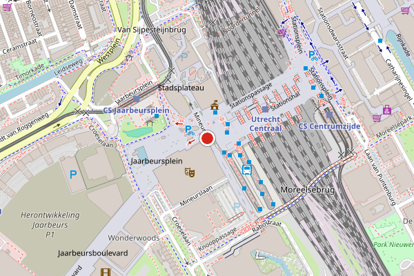 Brandweer-melding op Mineurslaan, Utrecht op 17 juli, kaart-overzicht