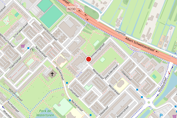 Brandweer-melding op Dommeringdreef, Utrecht op 18 juli, kaart-overzicht