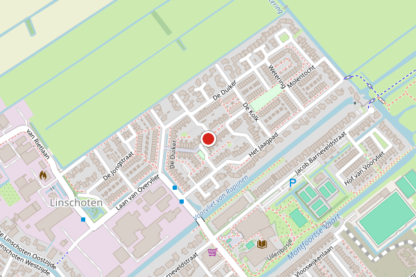 Brandweer-melding op De Driesprong, Linschoten op 19 juli, kaart-overzicht