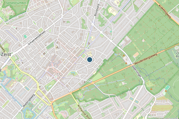 Politie-melding op TESTMELDING, Zeist op 19 juli, kaart-overzicht