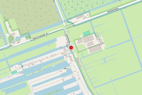 Brandweer-melding op Veenkade, Maarssen op 21 juli, kaart-overzicht