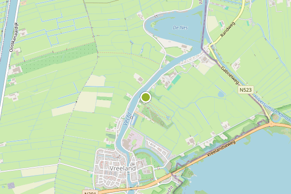 Ambulance-melding op Vreeland op 21 juli, kaart-overzicht