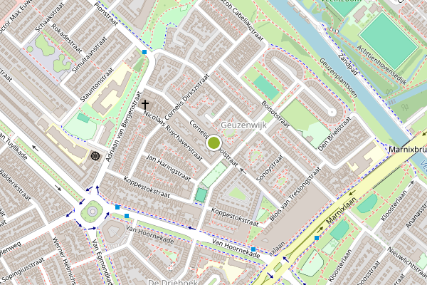Ambulance-melding op Cornelis Roobolstraat, Utrecht op 21 juli, kaart-overzicht