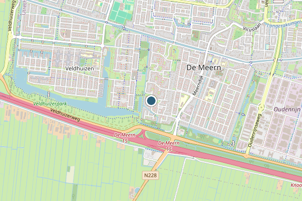 Politie-melding op De Meern op 22 juli, kaart-overzicht