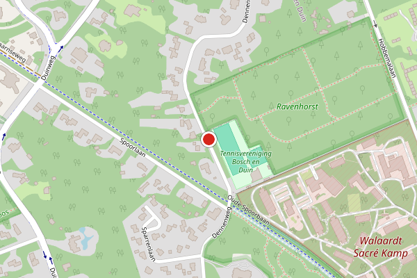 Brandweer-melding op Dennenweg, Bosch en Duin op 22 juli, kaart-overzicht