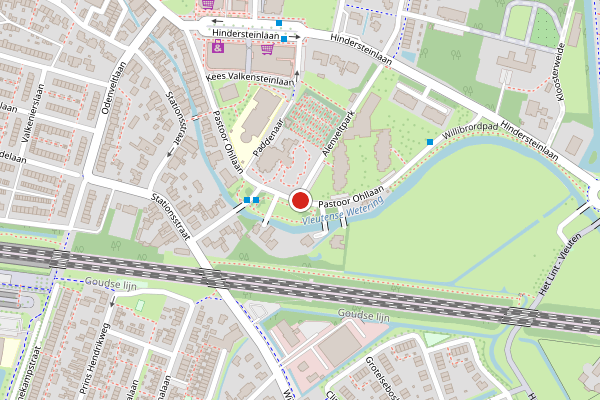 Brandweer-melding op Pastoor Ohllaan, Vleuten op 22 juli, kaart-overzicht