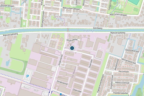 Politie-melding op Strijkviertel, Utrecht op 26 juli, kaart-overzicht