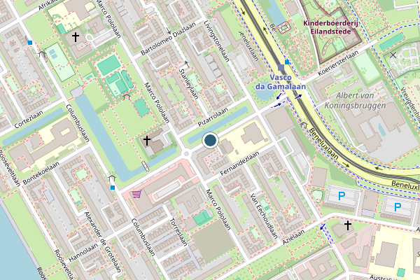 Politie-melding op Vasco da Gamalaan, Utrecht op 26 juli, kaart-overzicht