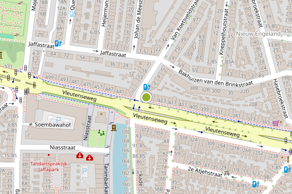 Ambulance-melding op West, Utrecht op 26 juli, kaart-overzicht